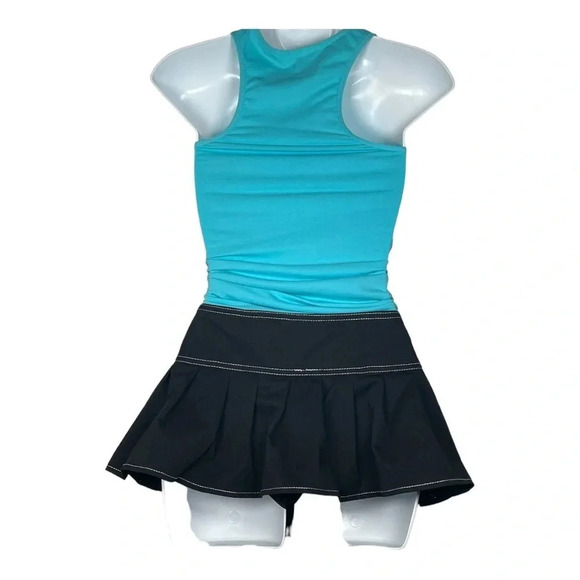 Women's‎ Y2K Buckle Belted Low Waist Pleated Short Skirt - Picture 2 of 9